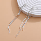 Sparkling Diamond Tassel Ear Threads