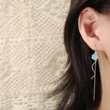 Rose Wave Tassel Ear Threads