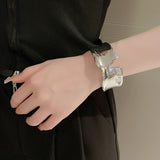 Oversized Irregular Open Metal Cuff Bracelet