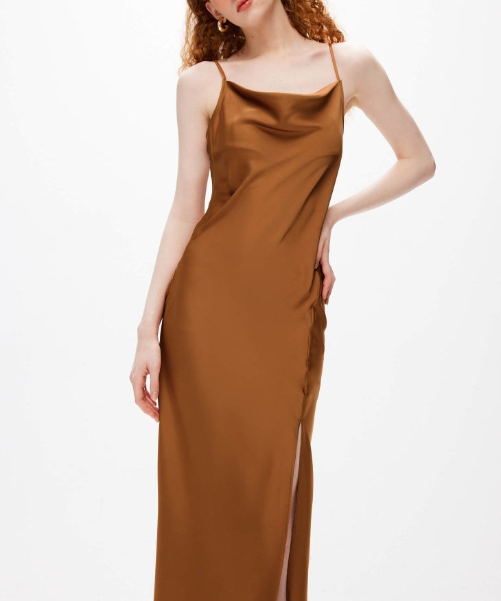 Silk Suspender dress