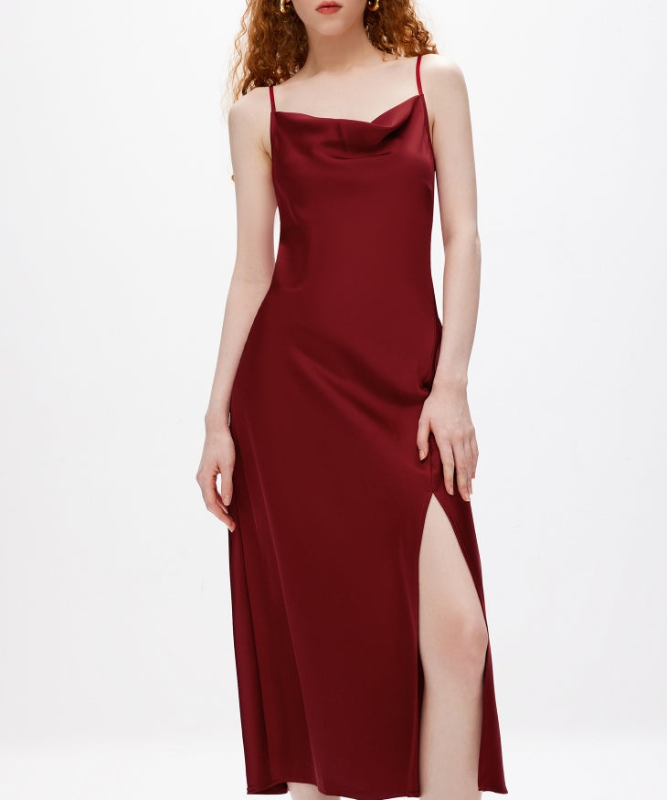 Silk Suspender dress