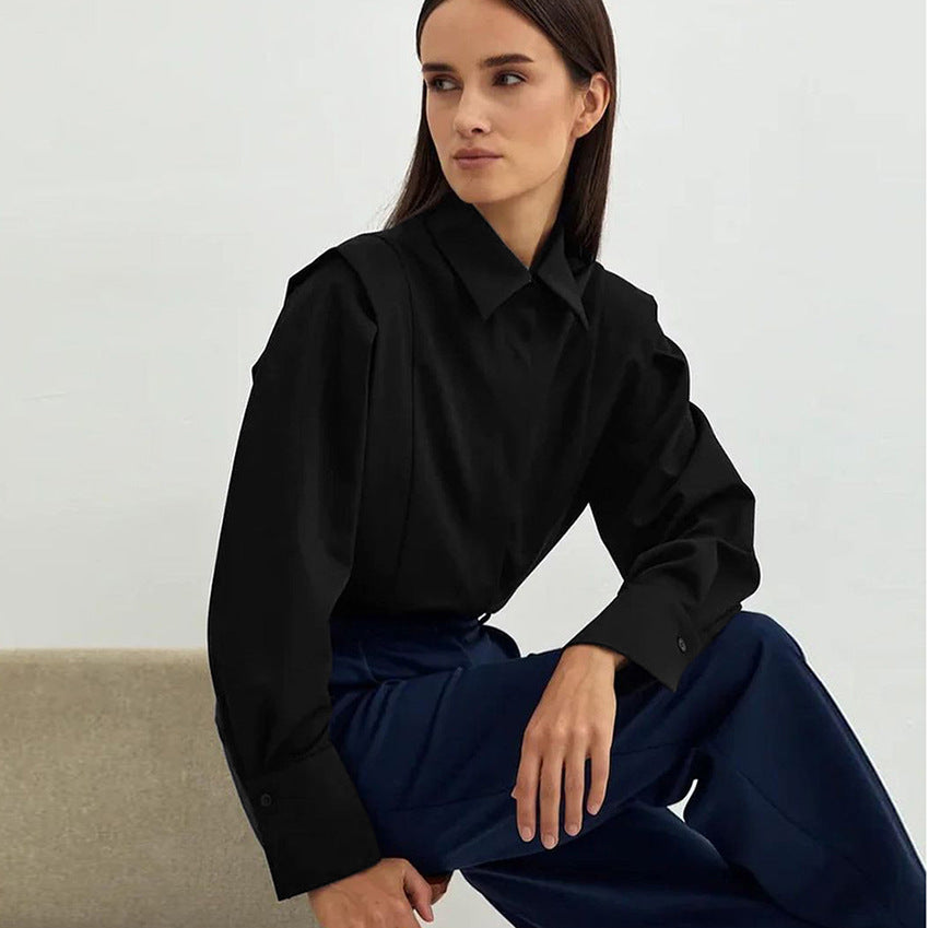 Structured Shoulder Panel Shirt