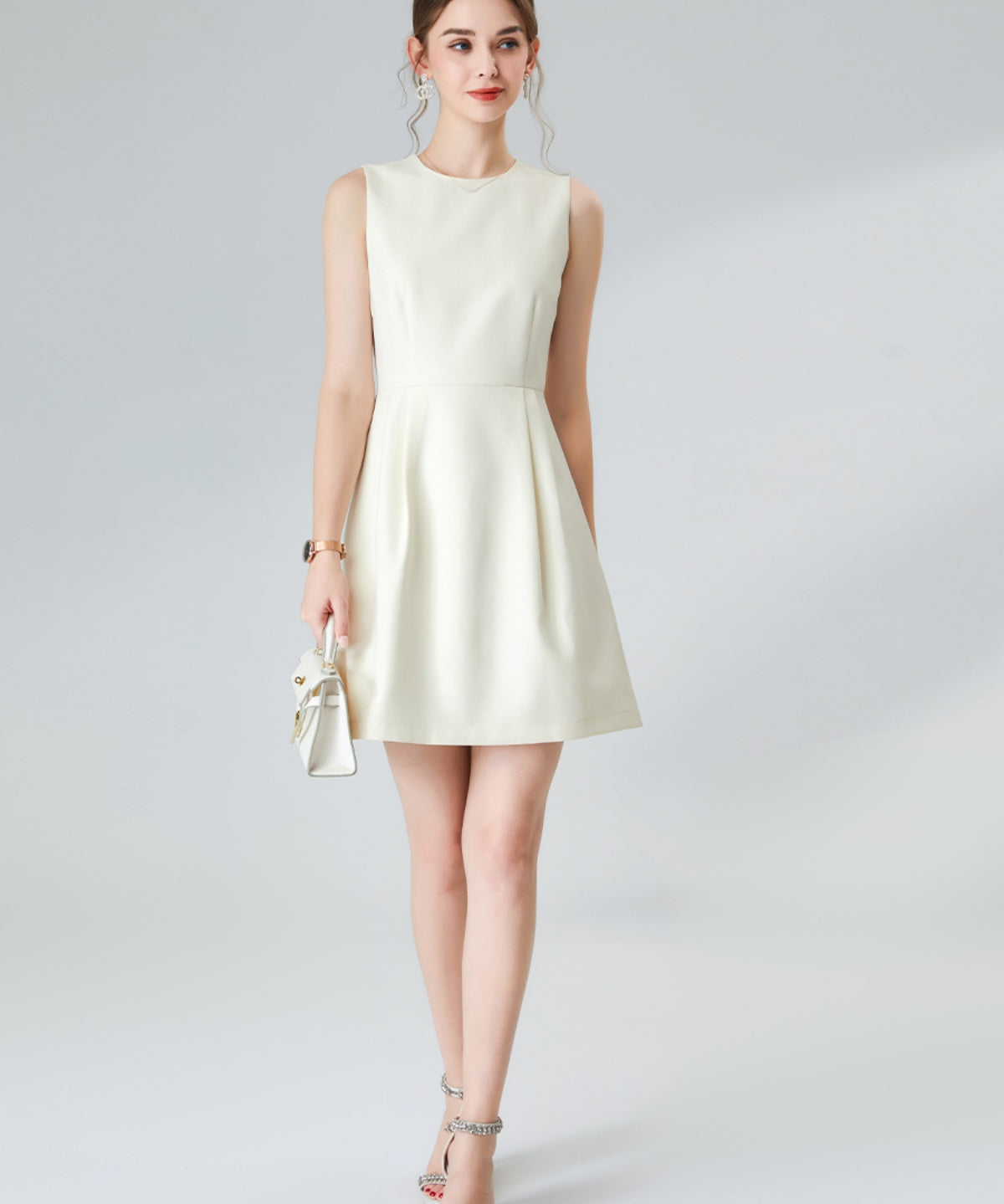 Round Neck Sleeveless Dress