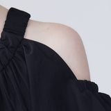 Off Shoulder Short Sleeved Dress
