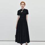 Chinese Style Standing Collar Dress