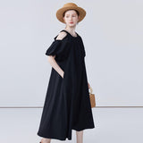 Off Shoulder Short Sleeved Dress