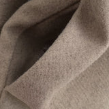 V-neck Double-breasted Tweed Coat