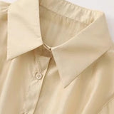 Solid Color Skirt Set