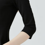 Long Sleeved Slim Fit V-neck Dress