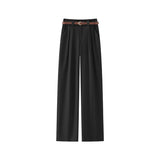 Pleated suit pants