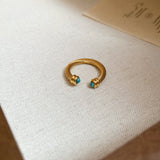 Gold Plated Niche Design Open Rings (5 Styles, Stainless Steel)