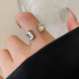 Gold Plated Niche Design Open Rings (5 Styles, Stainless Steel)