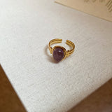 Gemstone Open Rings