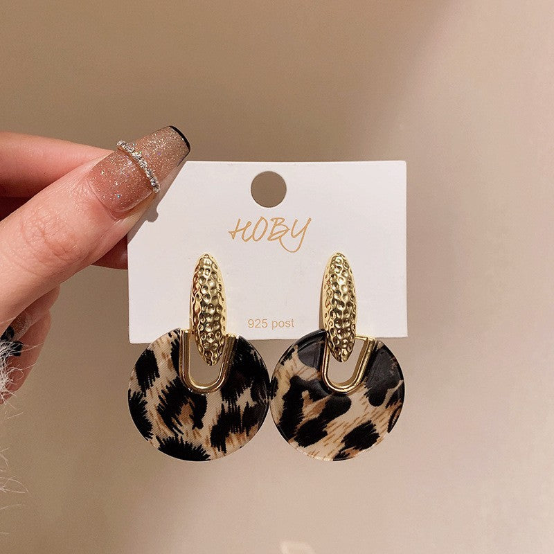 Acrylic Geometric Drop Earrings (2 Styles, Silver Needles)