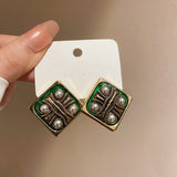 Geometric Statement Earrings (3 Styles, Silver Needles)