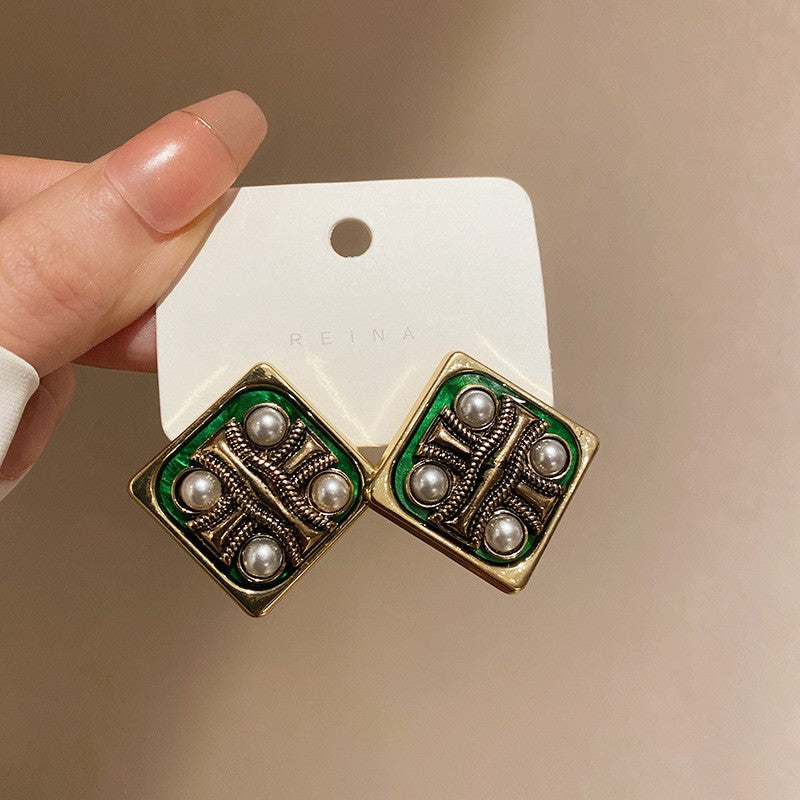 Geometric Statement Earrings (3 Styles, Silver Needles)